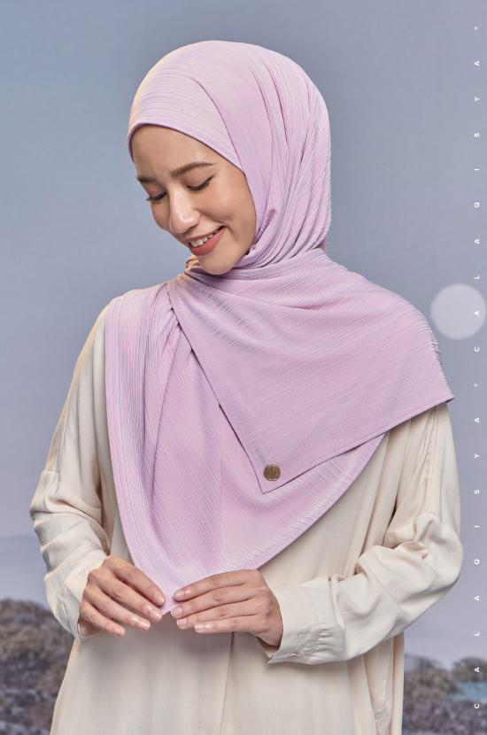 IRONLESS : AIR SCARF IN LAVENDER FOG