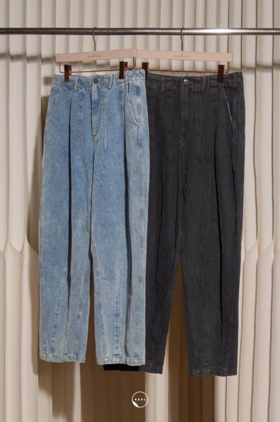 ASAL AKERMAN JEANS IN GREY DENIM