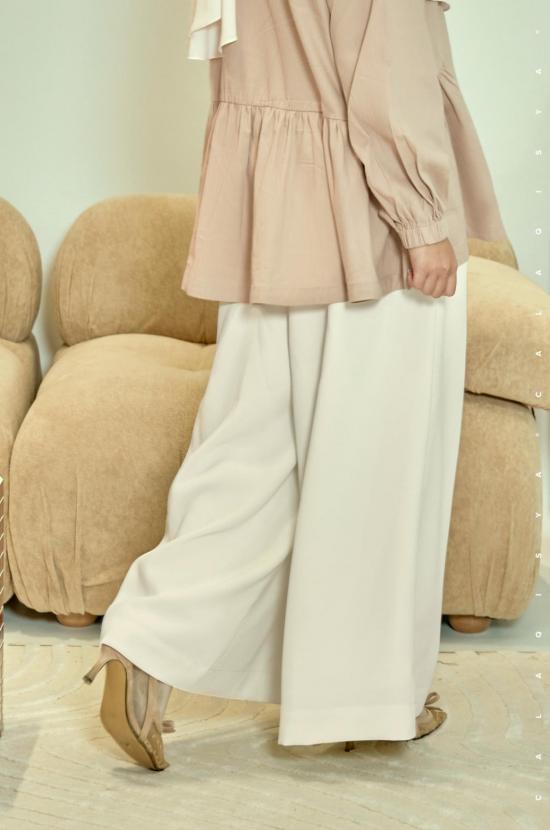 ELSIE PANTS IN OFF WHITE (FULLY LINED)