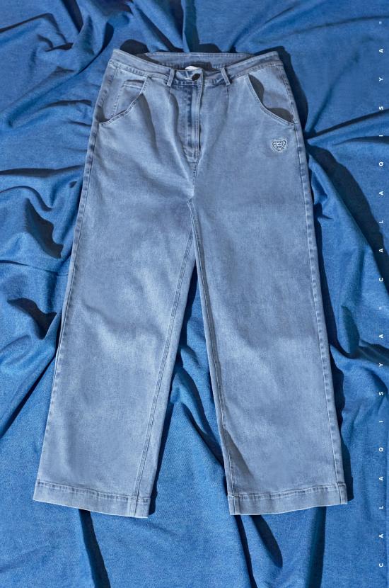 RANCH: FITZ PANTS IN BLUE WASHED DENIM