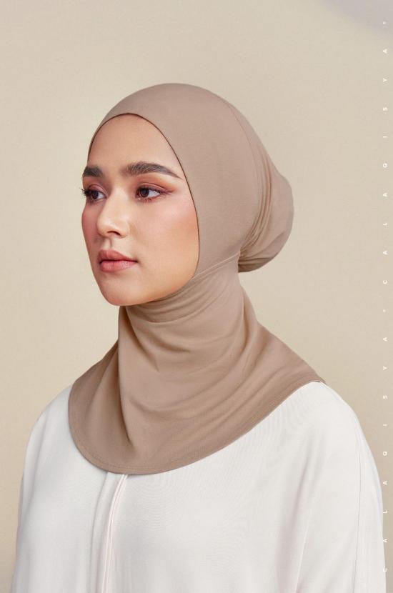 FULL UNDERSCARF IN WARM TAUPE (ODOURLESS)