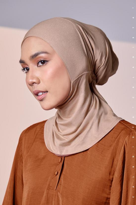 FULL UNDERSCARF IN WARM TAUPE (ODOURLESS)