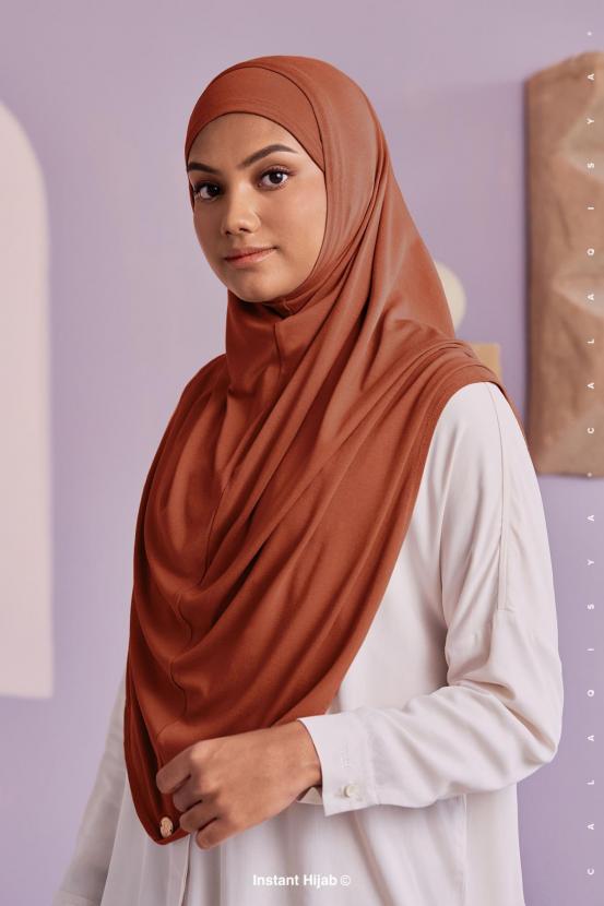 ELEMENT INSTANT HIJAB (XL) IN BURNT HENNA (ODOURLESS)