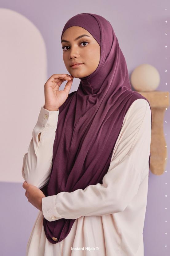 ELEMENT INSTANT HIJAB (XL) IN FIG (ODOURLESS)