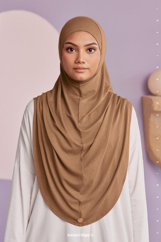ELEMENT INSTANT HIJAB (XL) IN TOFFEE (ODOURLESS)