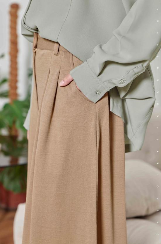 JAC PANTS IN WARM TAUPE