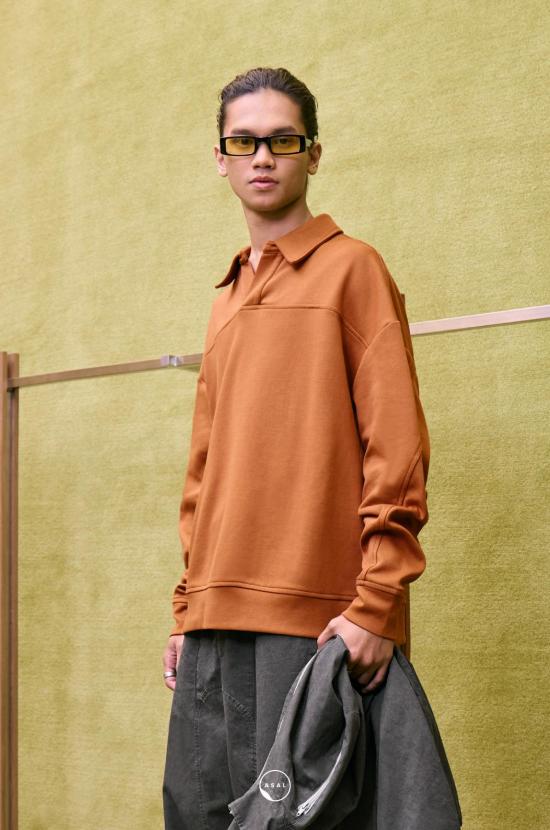 KLFW DIAS PULLOVER IN UMBER