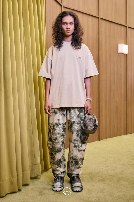 KLFW RUST CARGO PANTS IN FOREST NIGHT