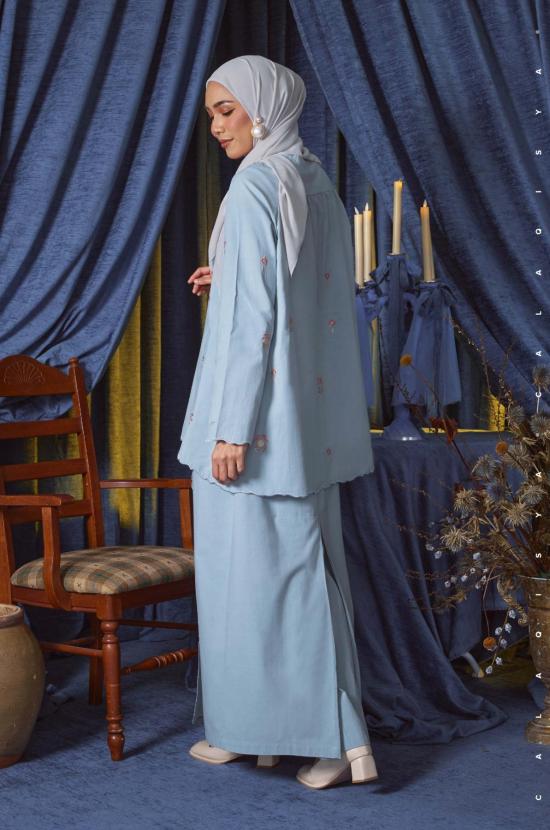 MARINA RIBBON IN CASHMERE BLUE
