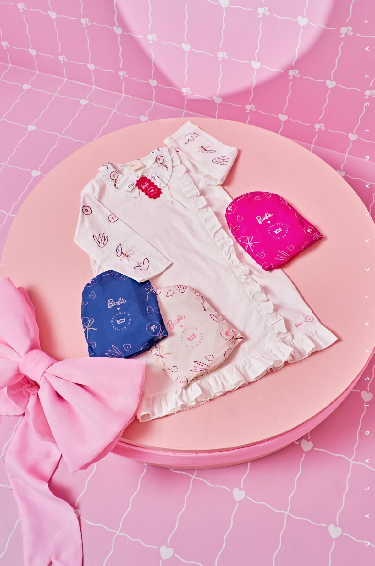 Mattel Barbie Girls' Raglan Kids Nightgown Pajama With Best Friend Unicorn  10/12 Multicoloured : Target
