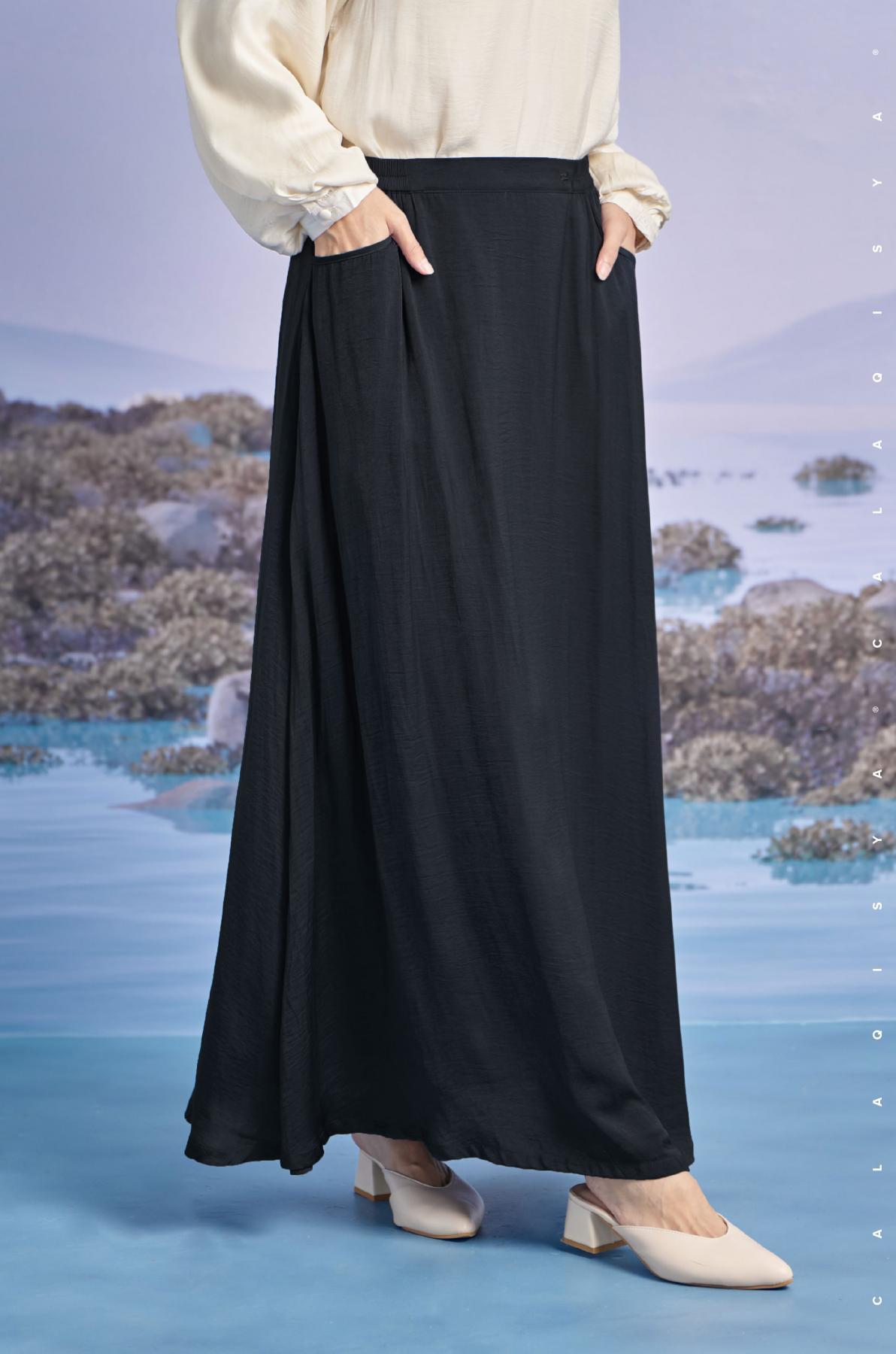 Black Short Lycra Flare Skirt - Jozee Boutique