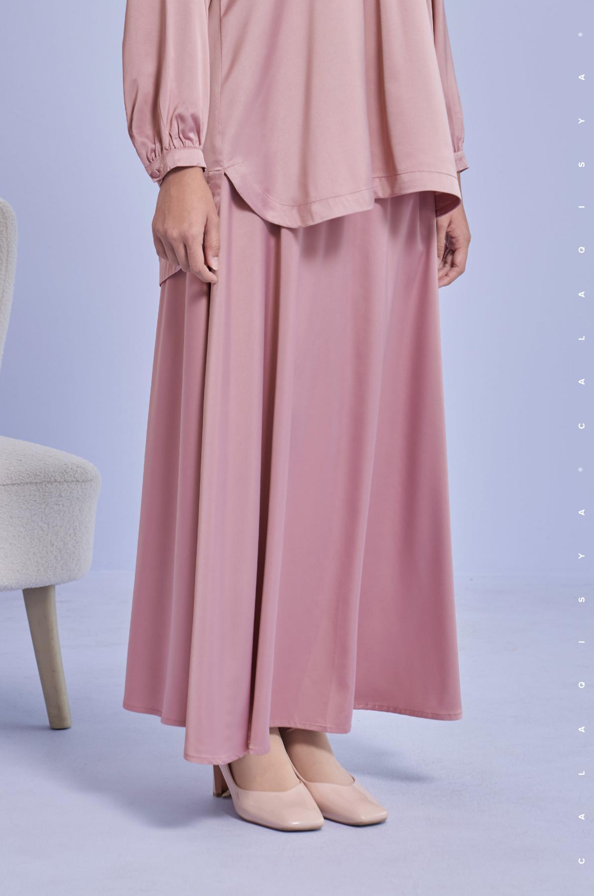 NOMI SKIRT IN CAMEO PINK
