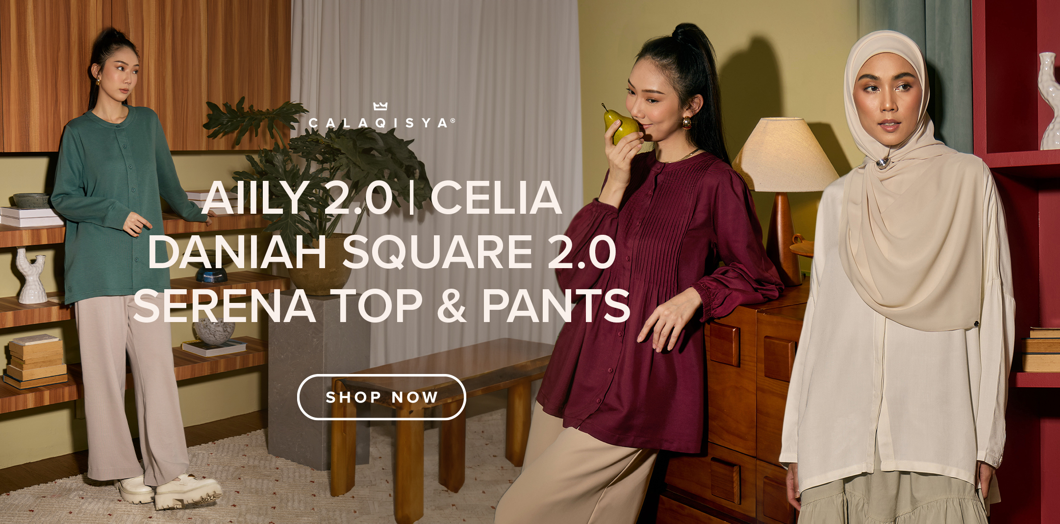 Aiily, Celia, Daniah Square, Serena Top & Pants 2024